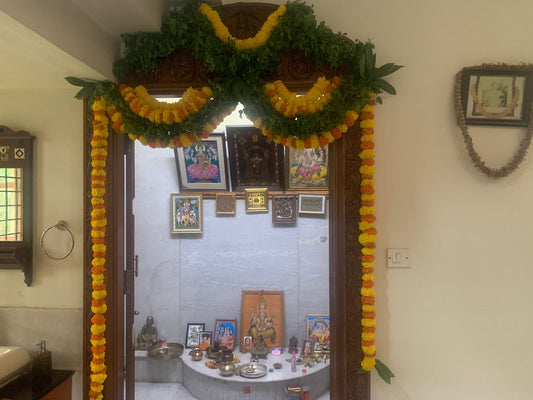 Enhancing Your Varalakshmi Pooja with Exquisite Floral Decor